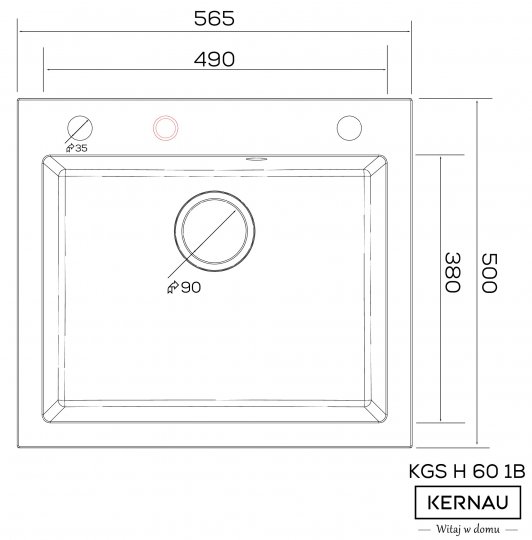 KGS H 60 1B BLACK METALLIC